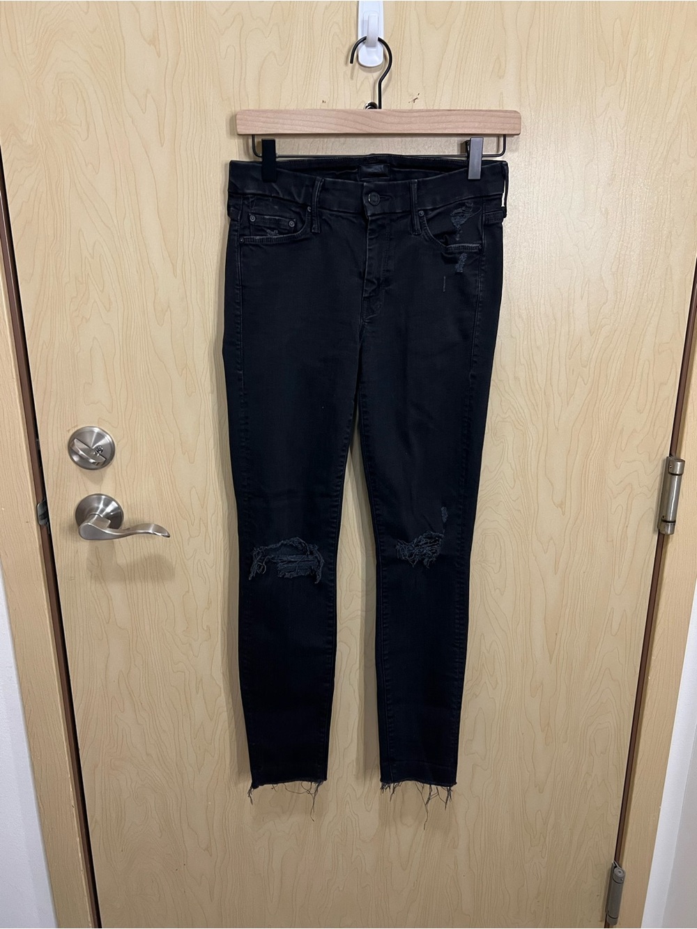 Mother Looker Ankle Fray Guilty as Sin Jeans